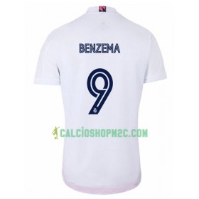 Real Madrid Karim Benzema 9 Maglia Prima 2020/2021 Manica Corta